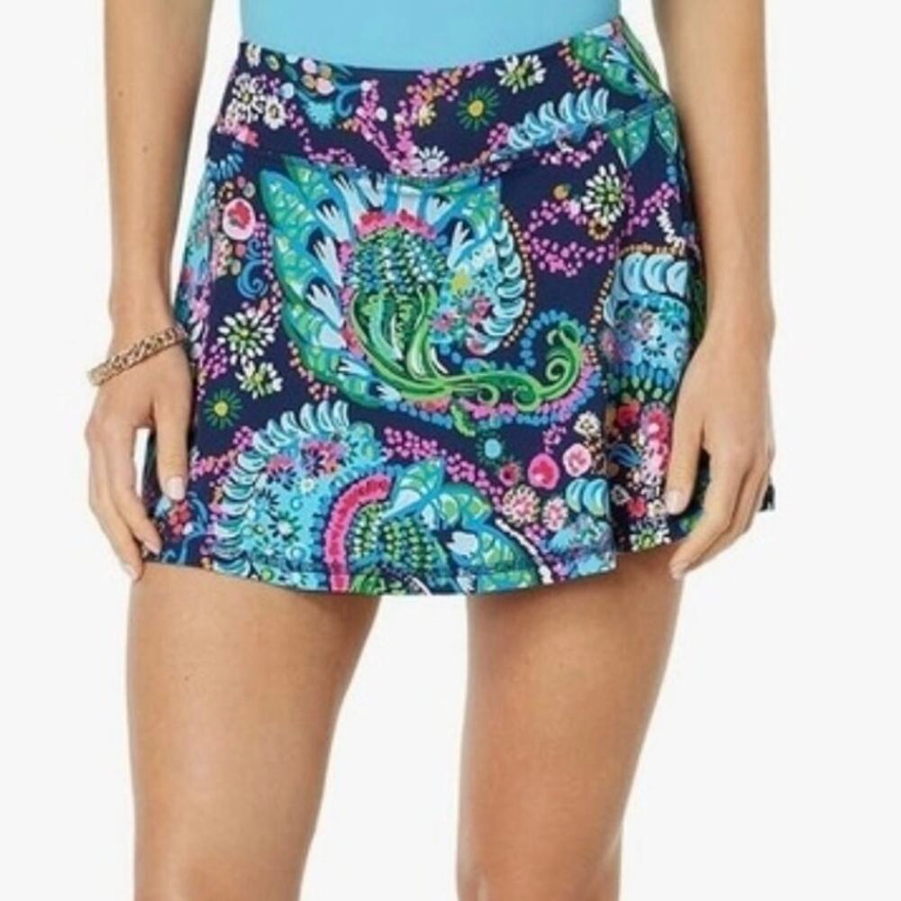 Lilly Pulitzer Luxletic Aila Skort Take Me To Sea